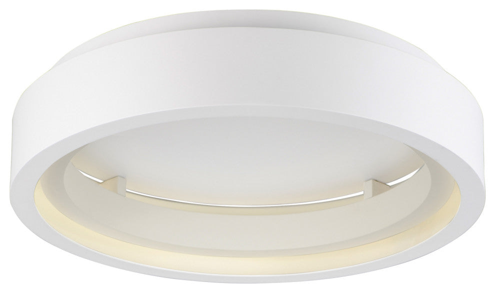 ET2 E35001 iCorona 24" Color Changing LED Ceiling Light - Matte White