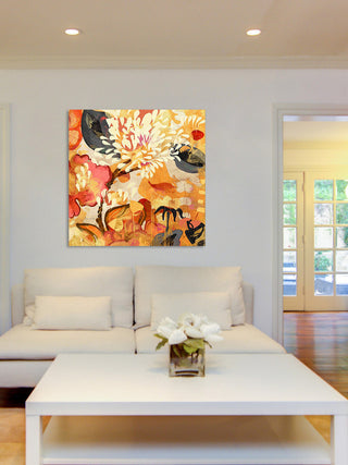 "Skylarks Ascending" Painting Print on Wrapped Canvas