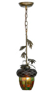 7W Greenbriar Oak Mini Pendant