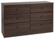 Astrid 6-Drawer Dresser, Espresso