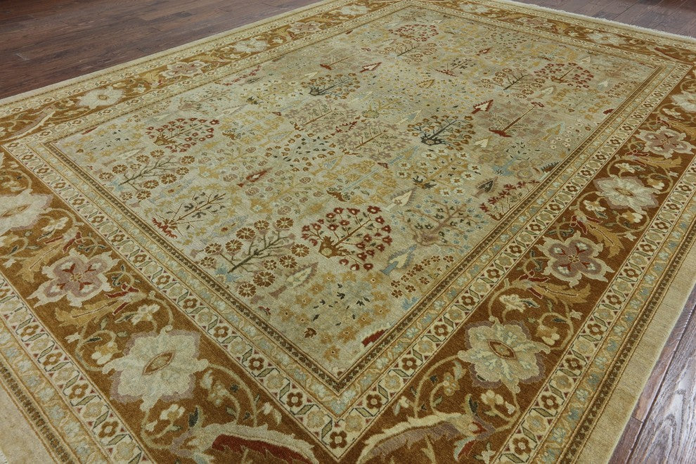 Hand Knotted Peshawar Oriental Area Rug 9'x12', W1953