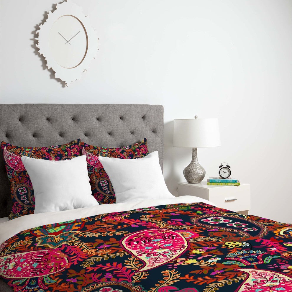 Deny Designs Rachelle Roberts Boho Paisley Duvet Cover - Lightweight
