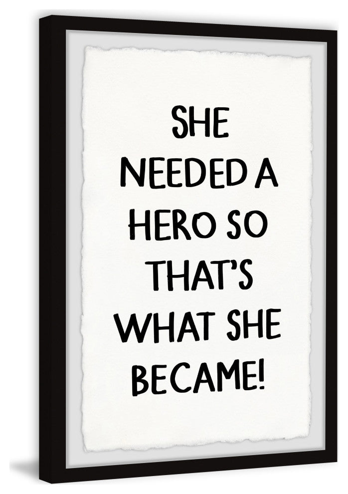 "Heroes" Framed Painting Print, 12x18