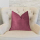 Plumptious Purple Luxury Throw Pillow, 18"x18"