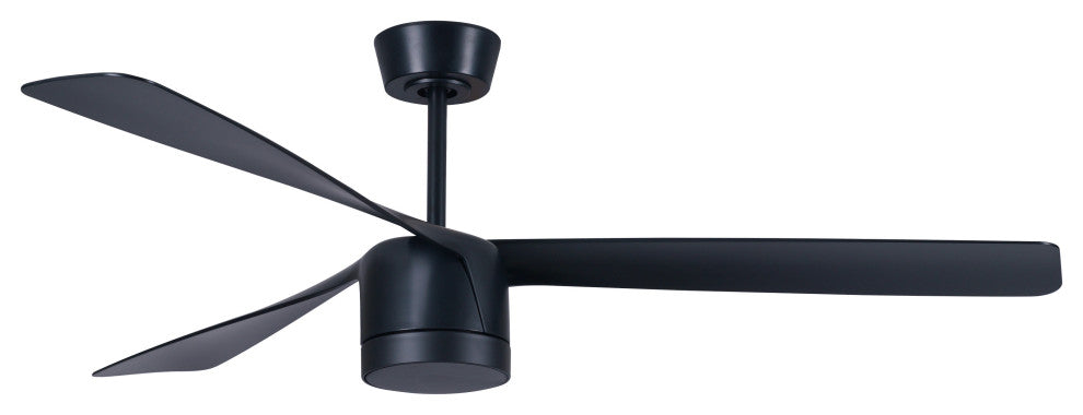 Lucci Air Peregrine 56" Light With Remote Ceiling Fan, Black