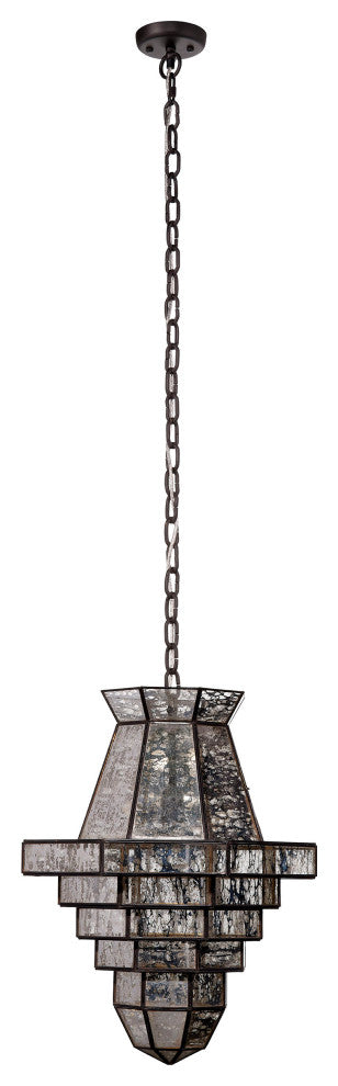 Imperial 1-Light Glass and Metal Pendant