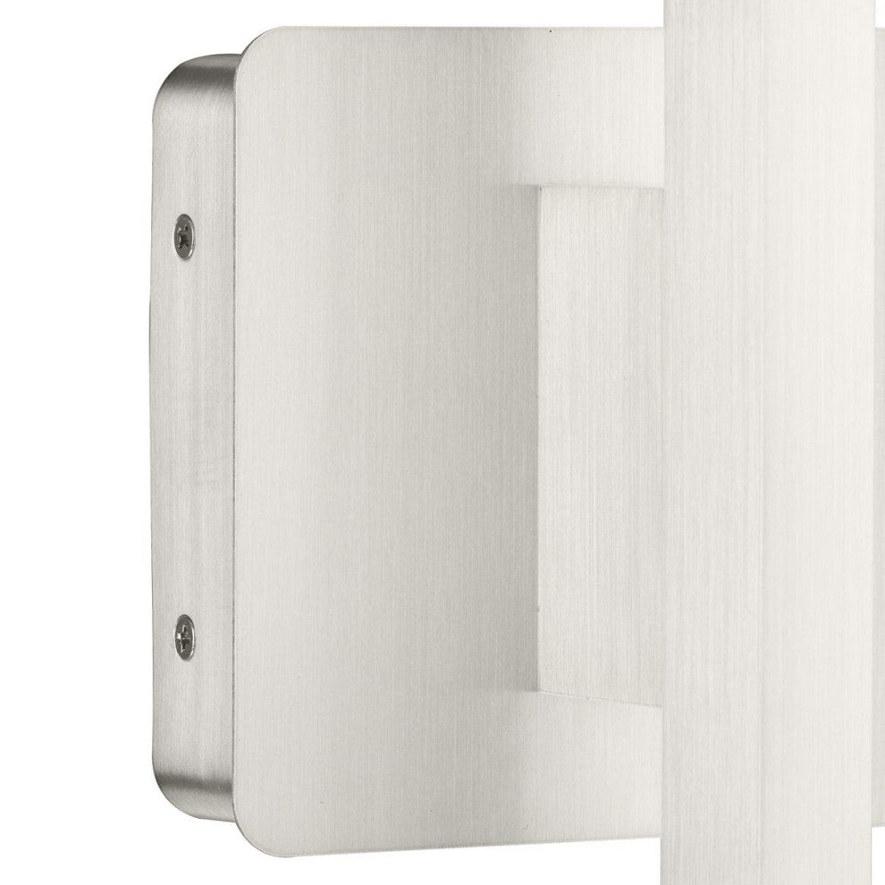 Phase 5 Collection 24" Modern 3CCT Integrated LED Linear Vanity Light, Brushed Nickel
