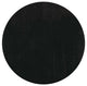 6' Round  Polyester Espresso Area Rug