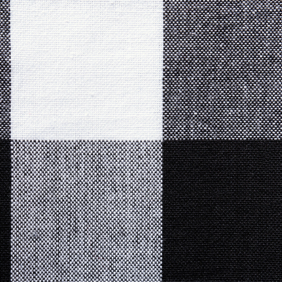 DII Black Buffalo Check Tablecloth