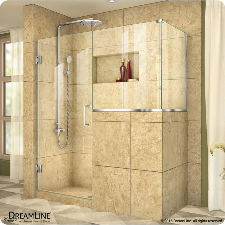 Dreamline Unidoor 60"x36.375"x72" Hinged Shower Enclosure