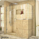 Dreamline Unidoor 60"x36.375"x72" Hinged Shower Enclosure