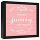 Maybe Swearing Will Help Black Framed Canvas, 12x12