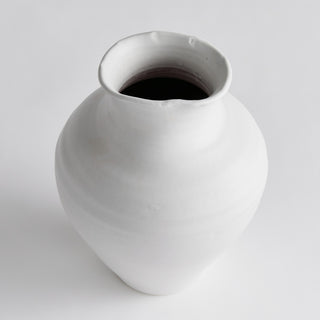 Mirela Vase White, Medium