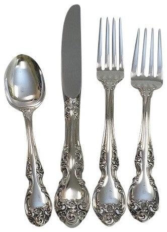 Gorham Sterling Silver Melrose 4-Piece Place Set