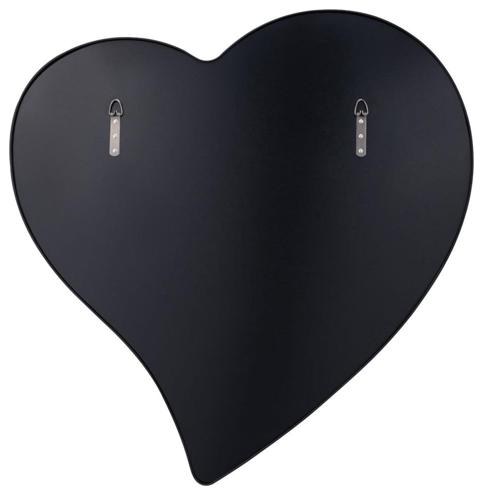 Who Do Ya'' Love Wall Mirror, Black