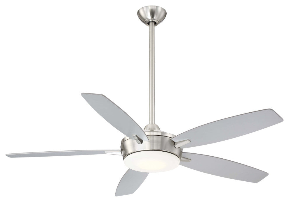 MinkaAire White Espace 52" 5-Blade LED Indoor Ceiling Fan w/ Remote