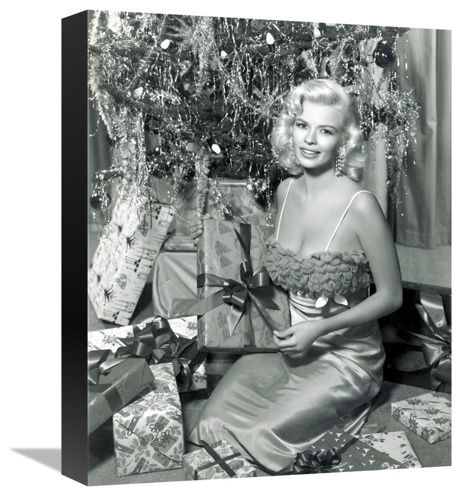 "Jayne Mansfield - Christmas" Canvas by Hollywood Photo Archive, 13x16"