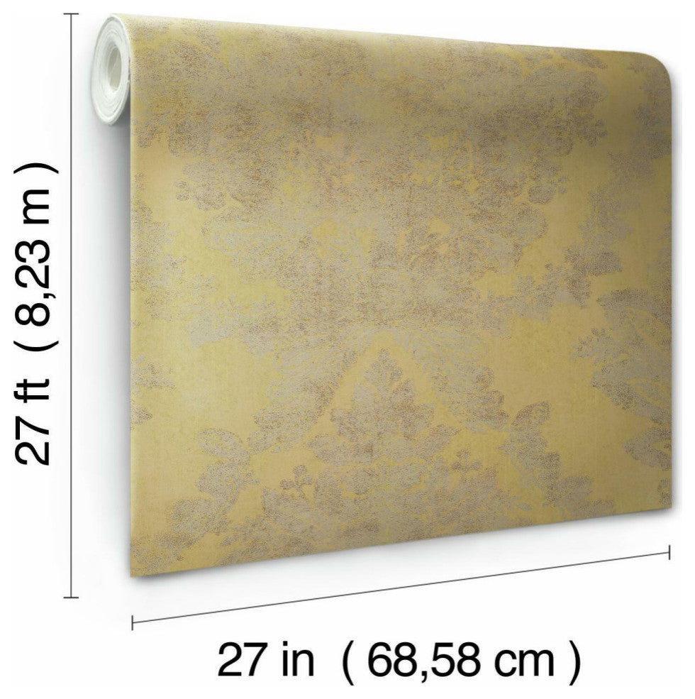 Charleston Damask Wallpaper