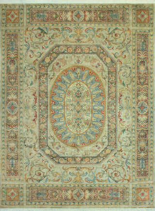 Pak-Persian deren Gray/Light Brown Rug, 9'1x12'3