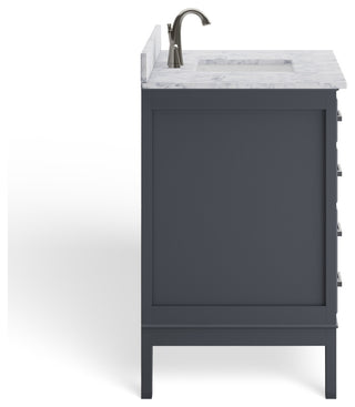 Fairmont Bathroom Vanity, Single Sink, 42", Maple Gray, Freestanding