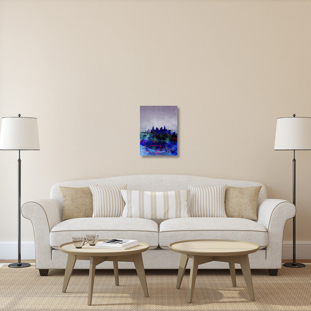 "Las Vegas Watercolor Skyline" Fine Art Print