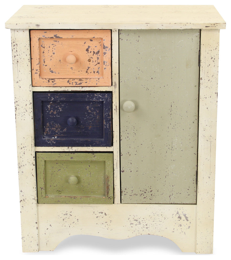 Aged Coastal Cabinet