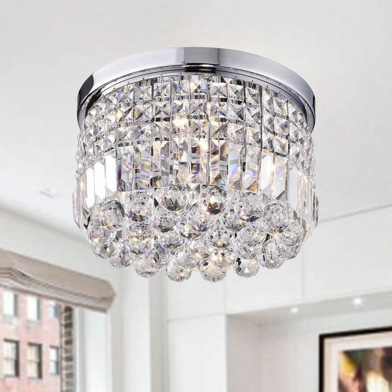 Styx 4-Light Flush Mount, Chrome