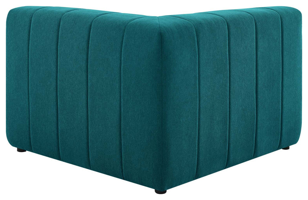 Sofa Corner Chair, Fabric, Teal Blue, Modern, Living Lounge Hotel Hospitality
