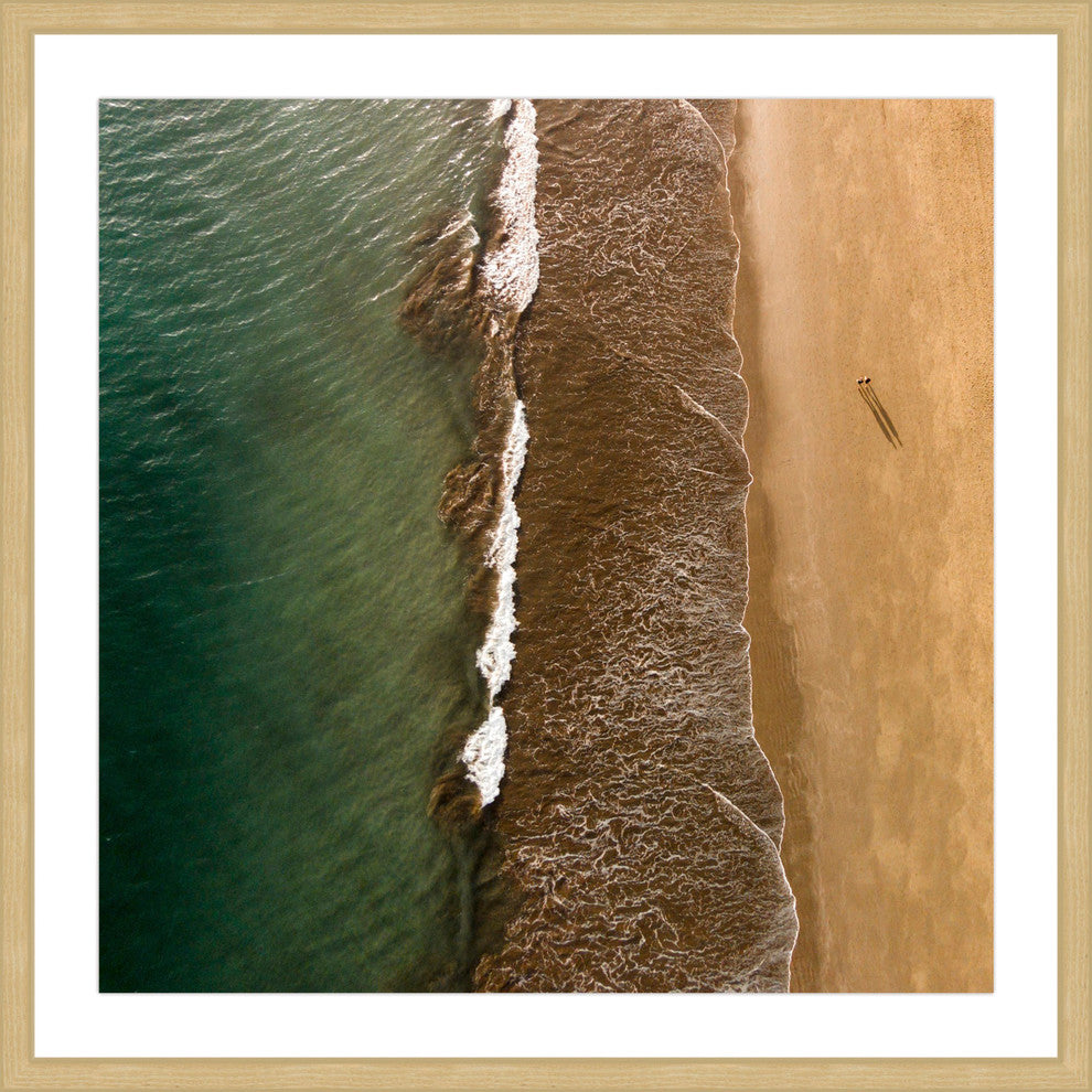 "Sea Shore" Framed Print by Karolis Janulis