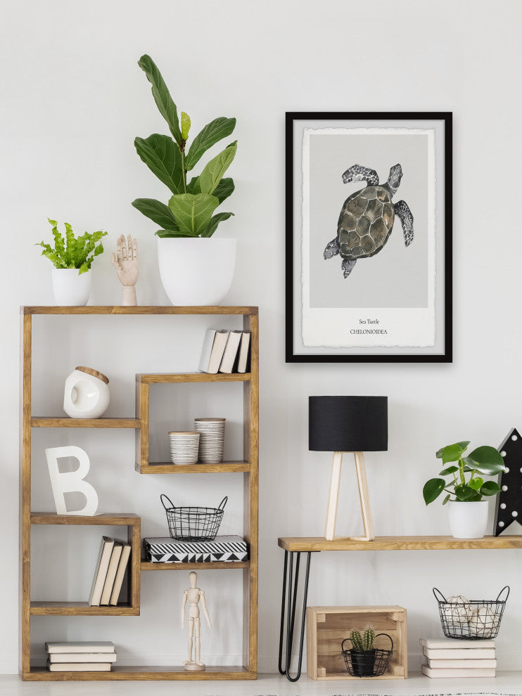 "Chelonioidea" Framed Painting Print, 30x45