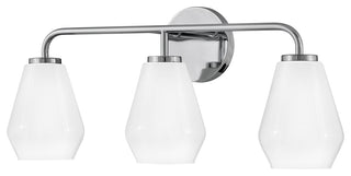 Lark Gio 24" Three-Light Bath Vanity Fixture, Chrome