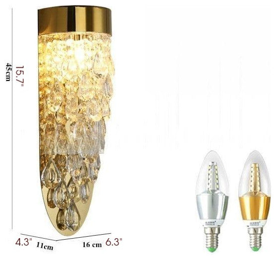 Orihuela | Modern Crystal Wall Lamp