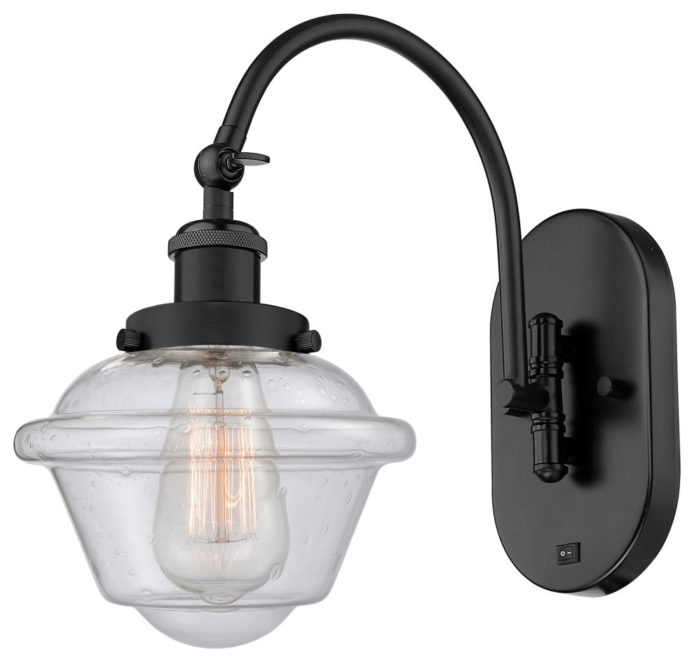 Innovations 918-1W-BK-G534-LED 1-Light Sconce, Matte Black