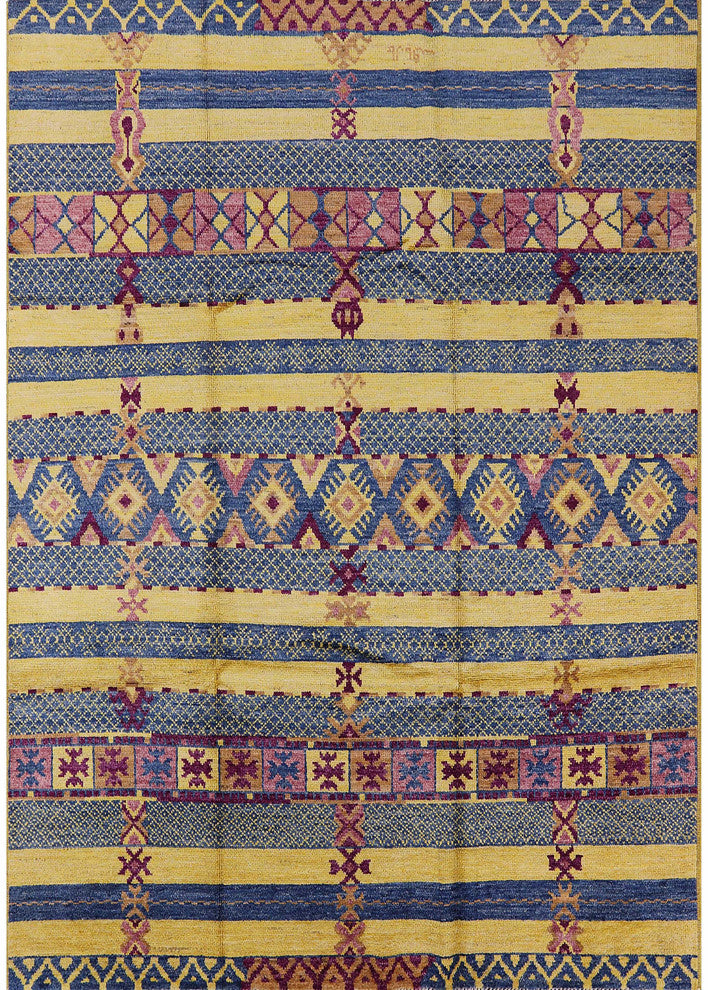 Ahgly Company Indoor Rectangle Mid-Century Modern Area Rugs, 5' x 8'