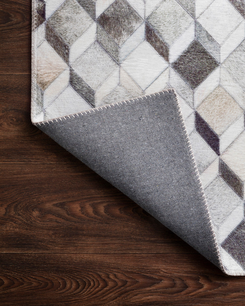 Printed Maddox Area Rug by Loloi II, Gray/Mocha, 2'3"x3'9"