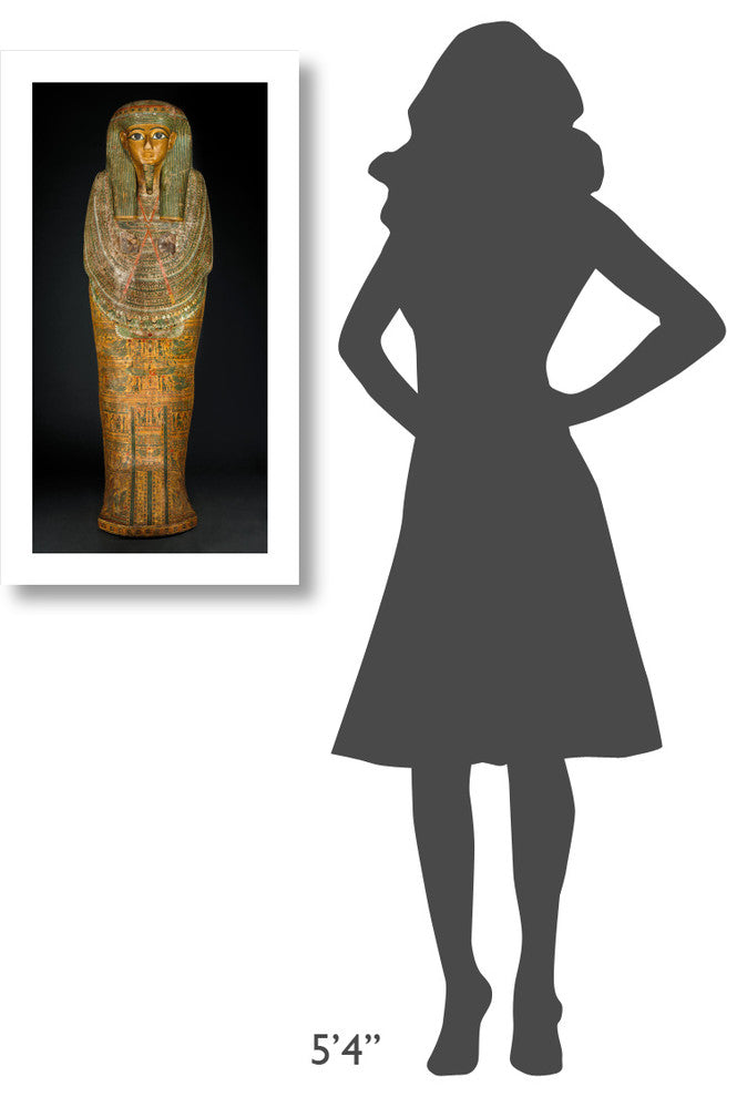 "Coffin of Bakenmut - Exterior, c. 1000-900 BC" Paper Art, 17"x32"