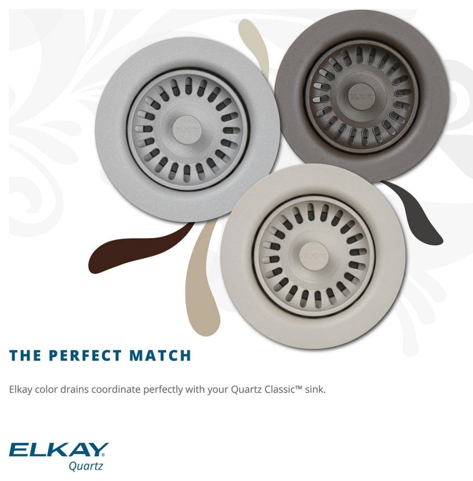 Elkay Quartz Classic 33" Undermount Sink Kit, Black