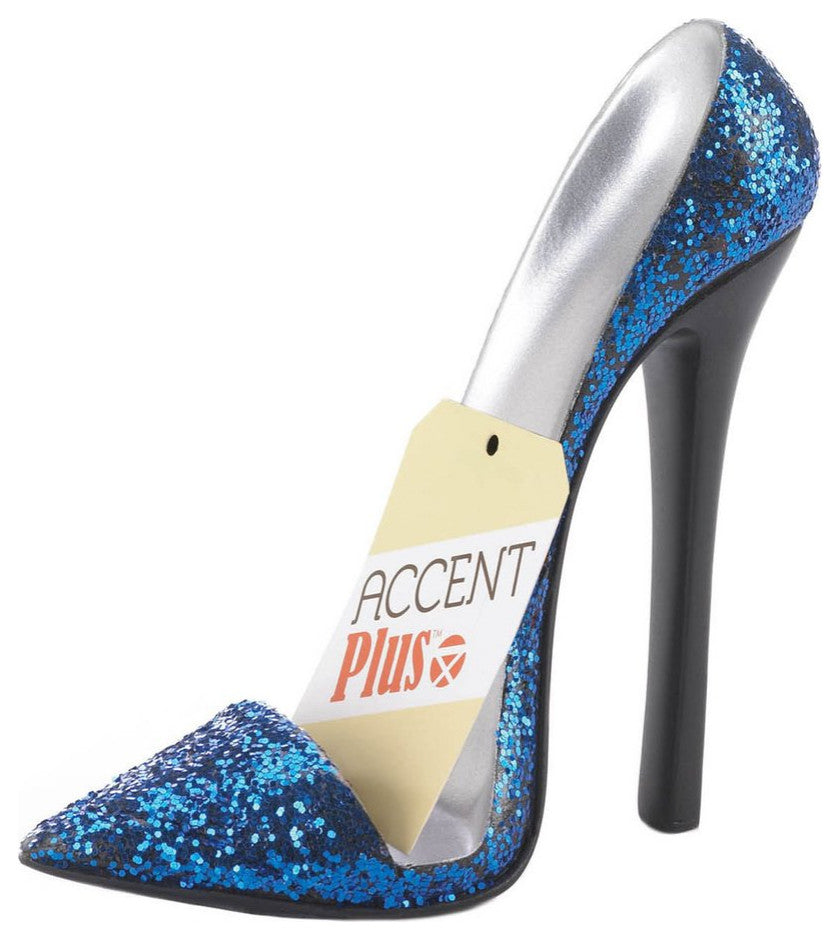 Sparkle Blue Shoe Phone Holder