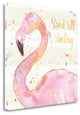 "Flamingo Fever III" By Anne Tavoletti, Giclee Print on Gallery Wrap Canvas