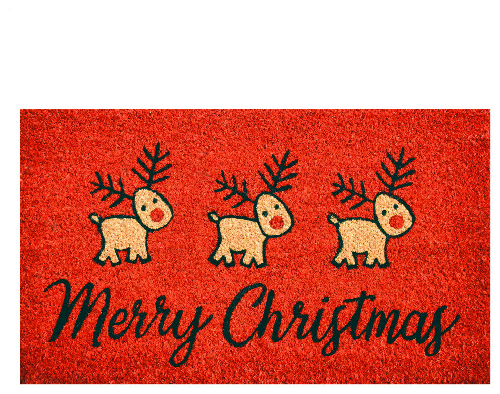 Calloway Mills Merry Christmas Deer Doormat, 24x36