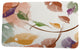 Goals, Gourds, and Gatherings Windy Floral Print Bath Mat, Orange, 21"x34"