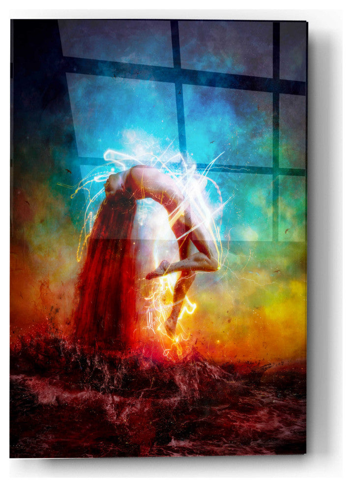 Epic Art 'Electricity' by Mario Sanchez Nevado, Acrylic Glass Wall Art, 12"x16"