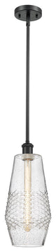 Innovations 516-1S-BK-G684-7-LED 1-Light Mini Pendant, Matte Black