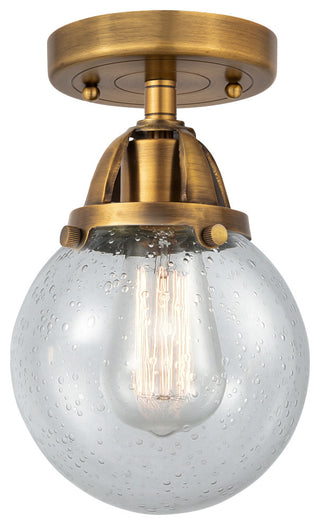 Beacon Semi-Flush Mount, Brushed Brass, Seedy, Seedy