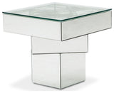Montreal Geometric Square End Table