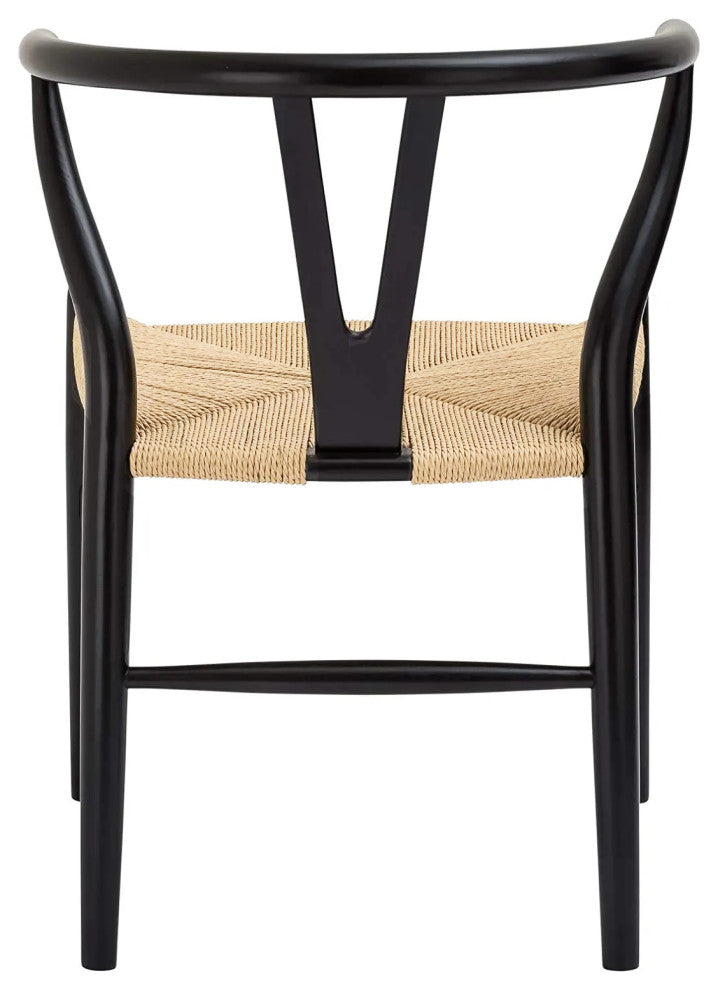 Wood Chair Black, Set of 2