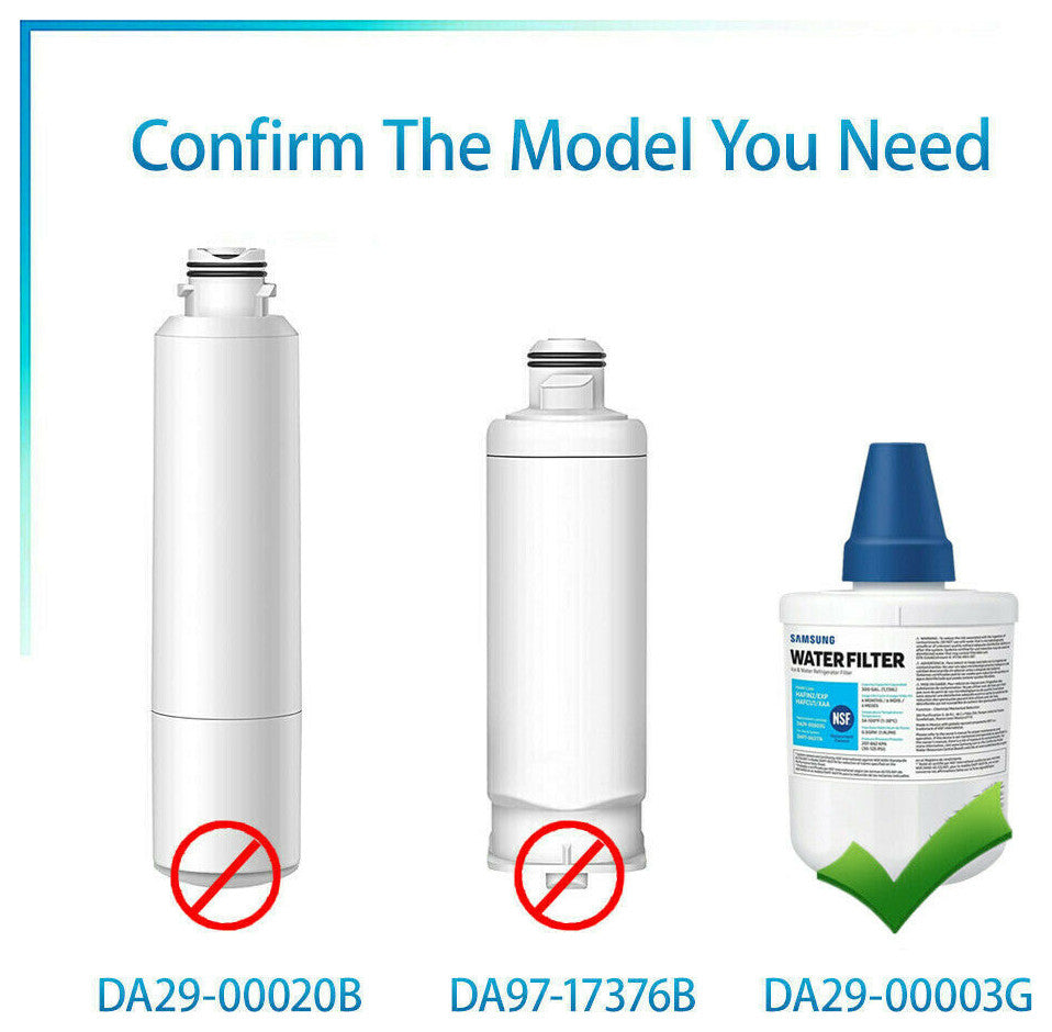 3 Pack Samsung OEM DA29-00003G Aqua-PurePlus Refrigerator Water Filter