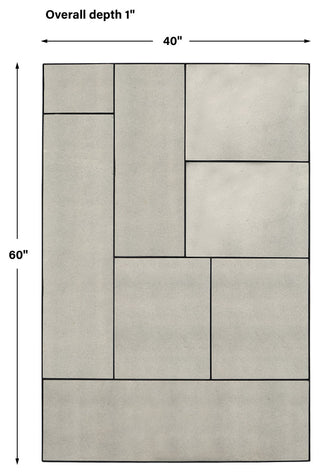 Uttermost 09898 Puzzle Piece Oversized Mirror