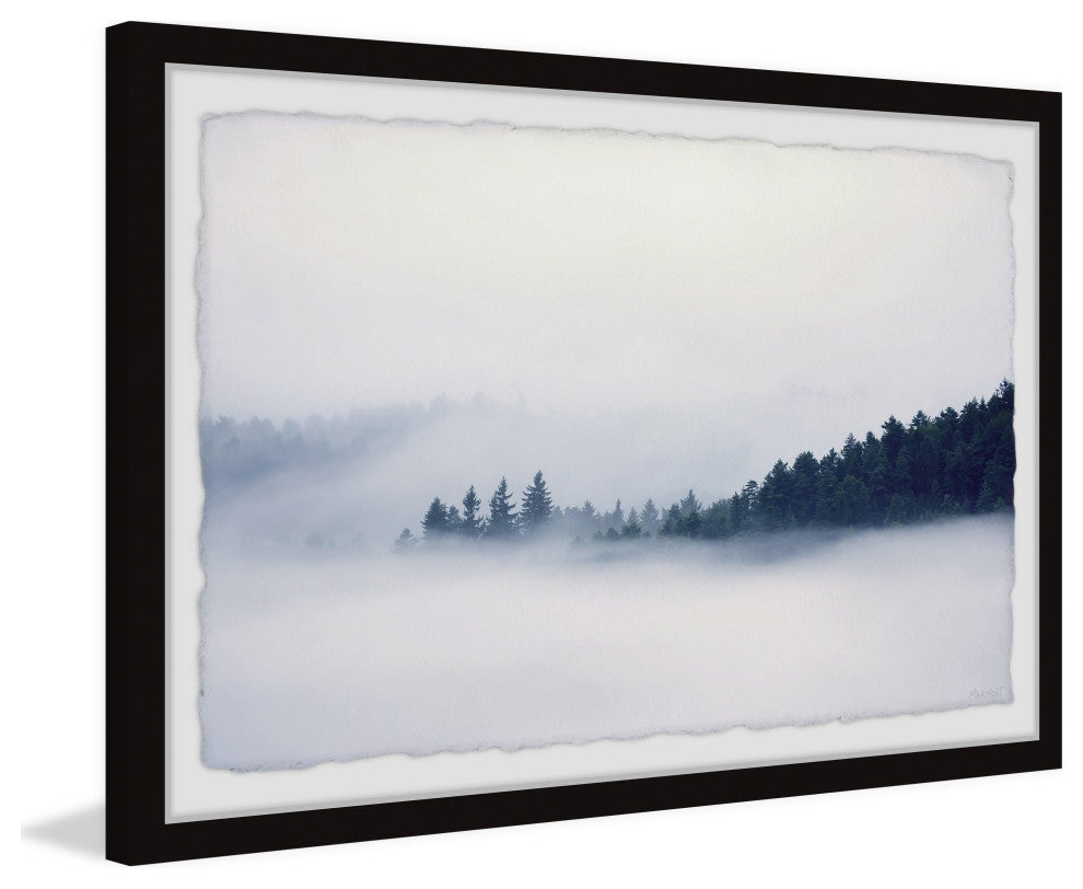 "Above the Sea of Fog" Framed Painting Print, 18x12
