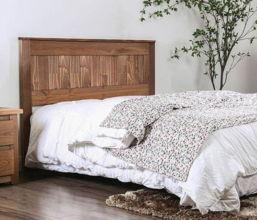 Full Size Panel Headboard, Mahogany